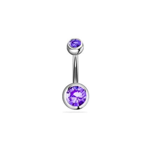 Tổng hợp 12 màu khuyên rốn đính đá RUBY BLINK