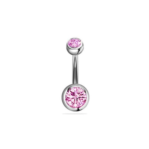 Tổng hợp 12 màu khuyên rốn đính đá RUBY BLINK