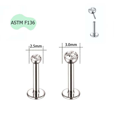 Khuyên cơ bản Titan đeo được nhiều vị trí - Có 6 size