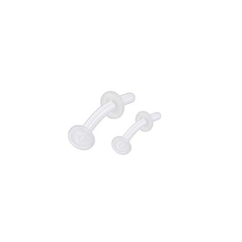 Khuyên thủy tinh cong dùng được nhiều vị trí - 1.2*11*3mm