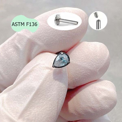 BÔNG TAI GIỌT NƯỚC - TITANIUM