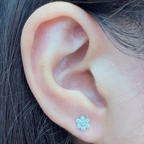 KHUYÊN TAI BÔNG HOA MINI GIÁ RẺ