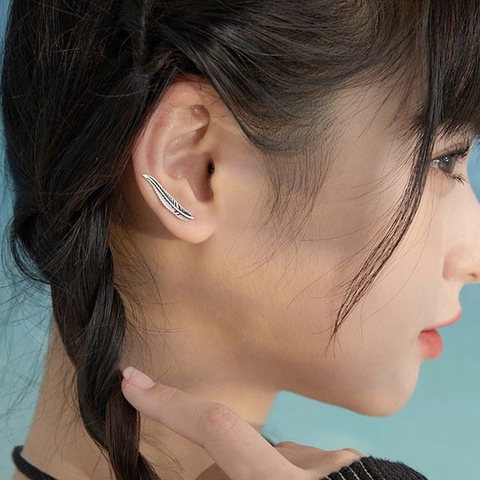 Khuyên tai đẹp lông vũ thời trang cho nữ - TINYBOX