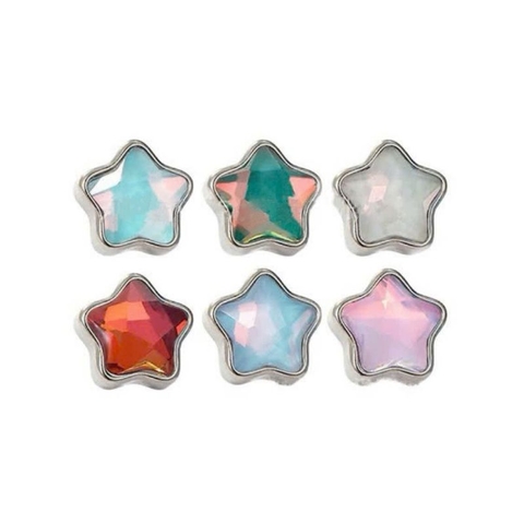 Khuyên tai ngôi sao đá ánh trăng / Titan - 5 màu - Unisex