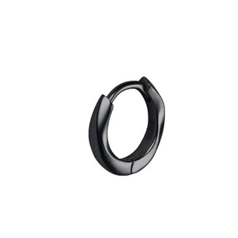 Khuyên tai tròn xoắn basic 8mm - bạc 925 - 2 màu