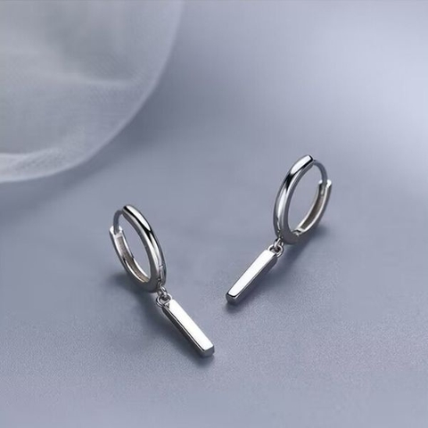 Khuyên tai tròn thêm phụ kiện tòn ten 10mm - ok365vip