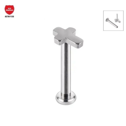 Khuyên thánh giá chất liệu titan - Mua hàng uy tín qua mạng