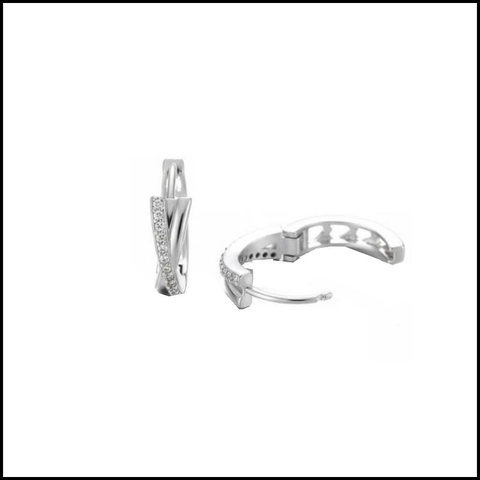 Khuyên tròn đá - Hợp kim/10mm