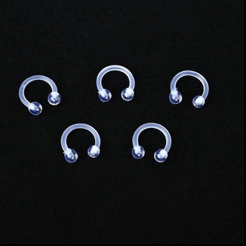 Khuyên chữ U trong suốt nhiều size - Khuyên Septum