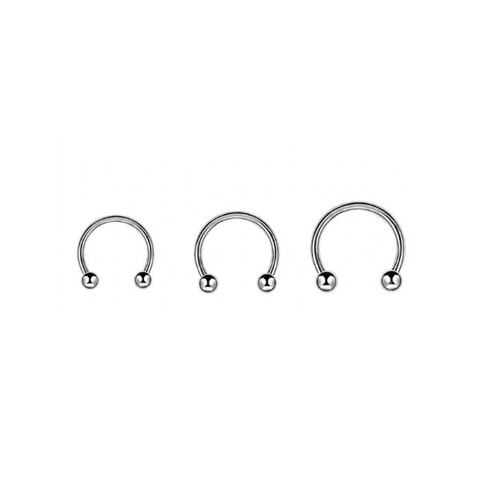 Khuyên chữ U - Thép y tế - 3 size - Phù hợp nhiều vị trí