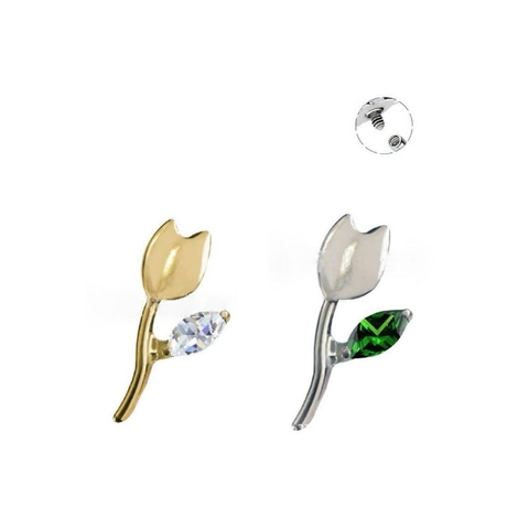 Titanium / Little Tulip - 1.2*8mm - 2 màu