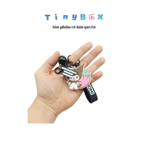 Móc khóa cao su Kuromi tại tinybox