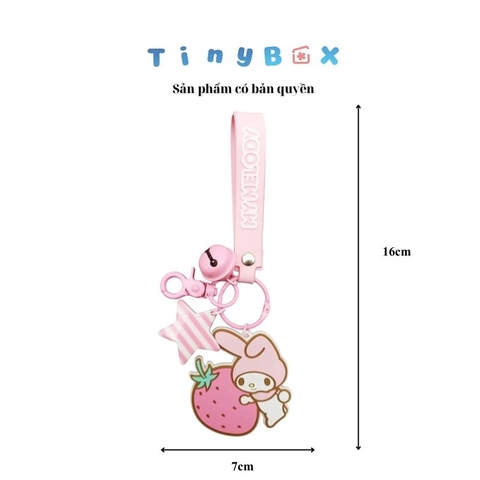 Móc khóa cao su My Melody