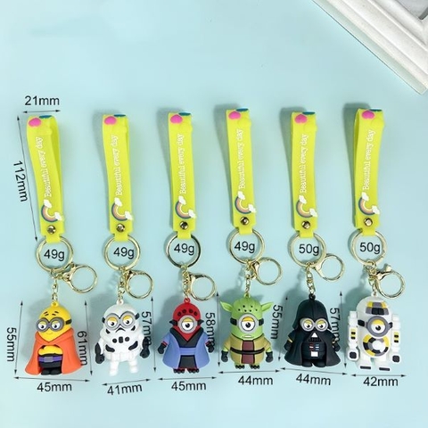 Móc khóa hoạt hình MINION, 6 mẫu độc lạ