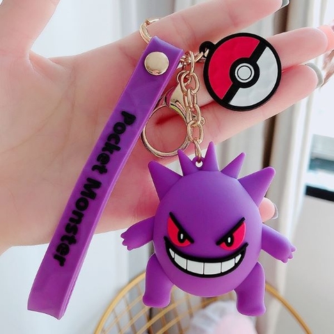 Móc khóa nhựa dẻo nhân vật GENGAR - POKEMON