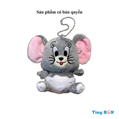 Móc khóa thú nhồi bông hình chuột Tuffy