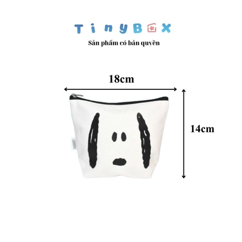 Túi vải đa năng mặt cún Snoopy