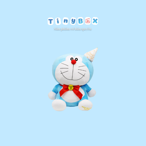 Thú bông Doraemon sinh nhật M