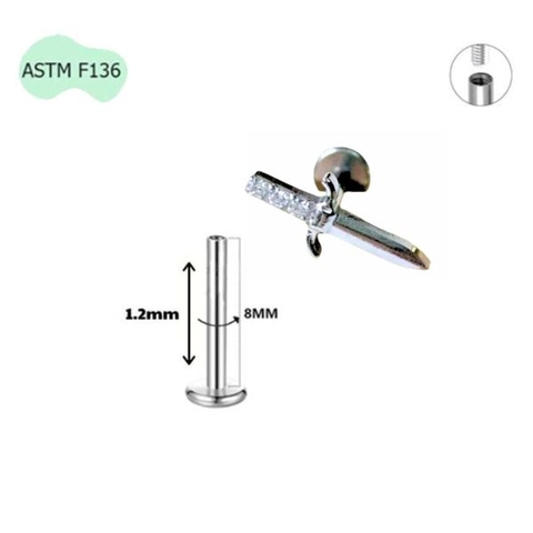 Titanium Brighty Sword - 1.2*8mm
