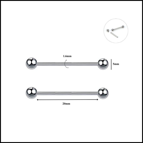 ok365m đeo lưỡi - Titanium basic