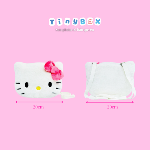 Túi bông mặt Hello Kitty