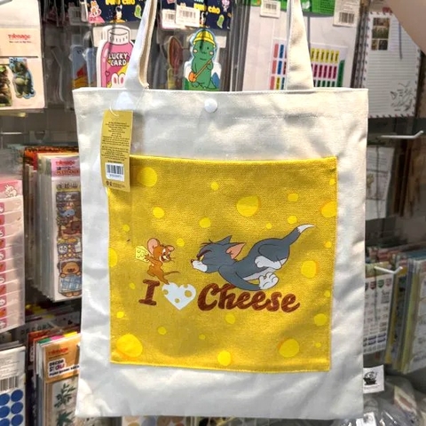 Túi tote vải canvas TJ Cheese 02