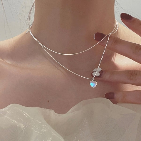 Vòng cổ nữ mặt dây hình trái tim Sweet