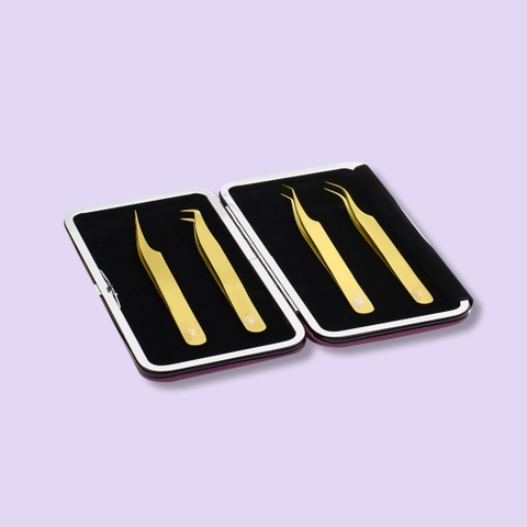 Bộ nhíp nối mi 4 cây (Tweezers Set)