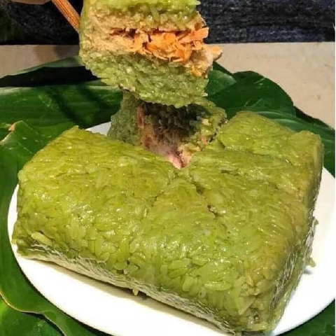 Bánh chưng cốm Mễ Trì