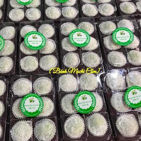 Bánh Mochi cốm (hộp 6 cái)