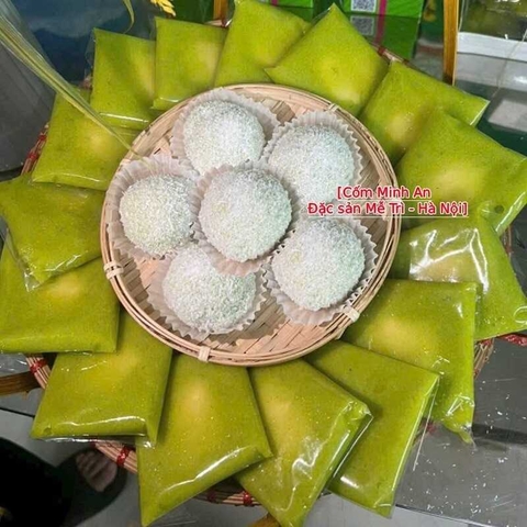 Bánh Mochi cốm (hộp 6 cái)