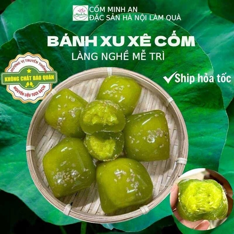 Bánh xu xê cốm xào