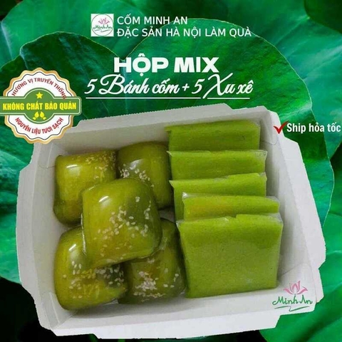 Hộp Mix Bánh cốm bánh xu xê