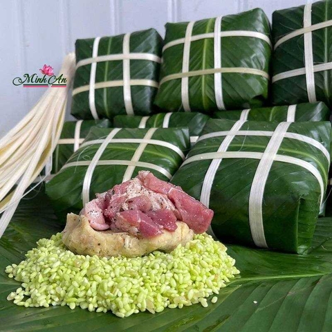 Bánh chưng cốm Mễ Trì