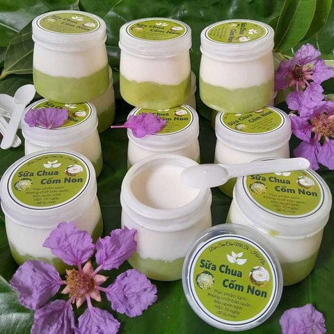 Sữa chua cốm non (vỉ 6 hũ)