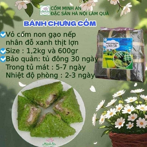 Bánh chưng cốm Mễ Trì