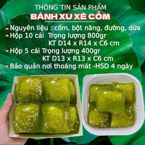 Bánh xu xê cốm