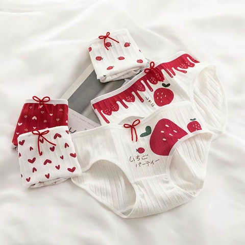 Quần dâu đỏ cotton