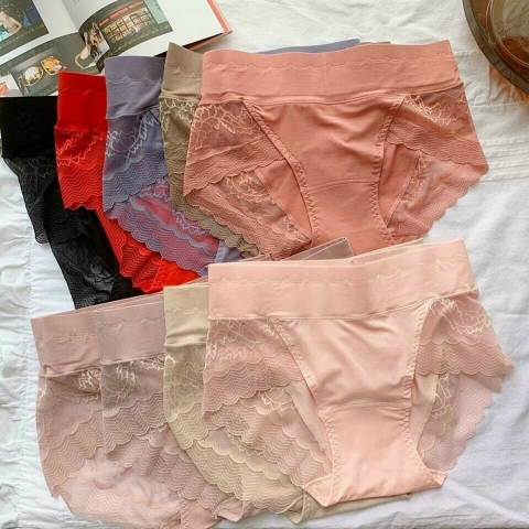 Quần cotton pha ren [8889]