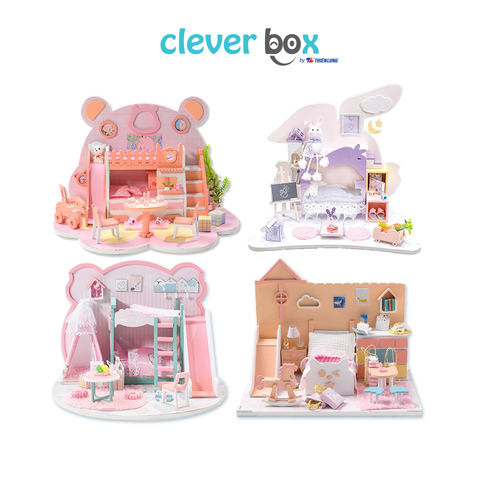 Mô Hình Lắp Ráp Nhà Búp Bê Gỗ Know Me Cute Pets Series