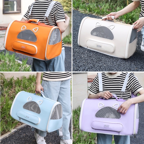 Túi vận chuyển mặt thỏ Moo Pet 53*26*29