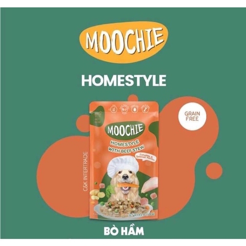 Pate cho chó Moochie - Homestyle bò hầm