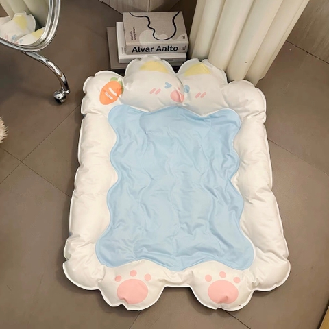 Đệm hè gel viền bông hình thú 39*58