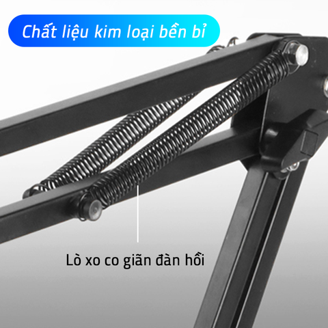 Giá đỡ, chân kẹp Camera, điện thoại có chân kẹp bàn xoay đa năng