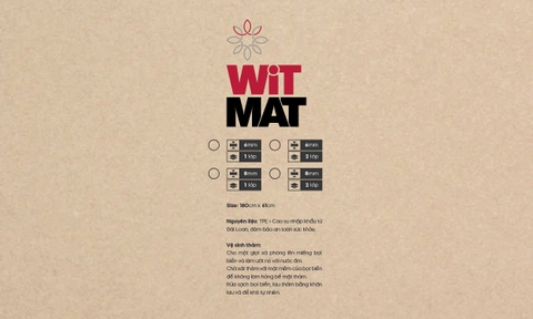 Thảm Wit-Mat 8mm/2 lớp