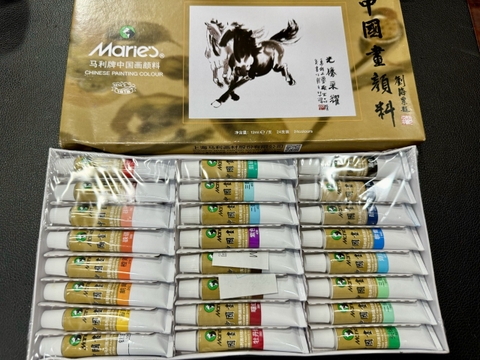 Màu Vẽ Thủy Mặc Marie'S 24 màu (12ml)
