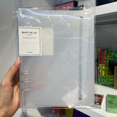 Album, binder, sổ đựng ảnh, giấy size A5 - File kẹp còng sắt A5 Klong
