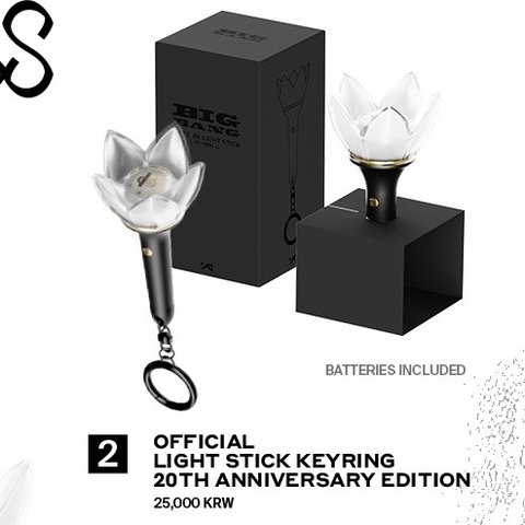 OFFICIAL LIGHT STICK KEYRING 20TH ANNIVERSARY EDITION