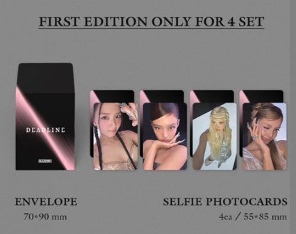 Set card POB BLACKPINK 3rd MINI ALBUM [DEADLINE]
