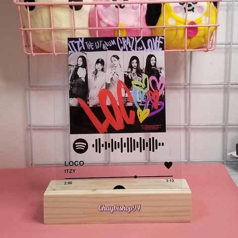 Khung ảnh mica Spotify ITZY